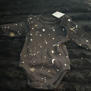 Garanimals Hearst Black Starry Bodysuit